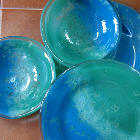 Blue bowls & plates